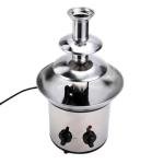 YBFYLQAL Chocolate Fountain, 3/4 Tires Electric Chocolate Fountain Machine for Nacho Cheese, Commercial Stainless Steel Waterfall Melting Machine with Knob Control for Parties & Wedding (3 Tire)