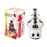 YBFYLQAL Chocolate Fountain, 3/4 Tires Electric Chocolate Fountain Machine for Nacho Cheese, Commercial Stainless Steel Waterfall Melting Machine with Knob Control for Parties & Wedding (3 Tire)