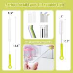Bottle Cleaning Brush Set for Narrow Neck Bottles