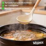 Silicone Cooking Utensil Set,12 PCS Cooking Cookware Kitchen Utensils Set for Cooking, Nonstick 446°F Heat-Resistant Cookware Kitchen Tools of Spoon,Brush,Whisk,Spatula,Turner Tongs (Khaki)