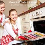 Angadona 16-Piece Nonstick Macaron Baking Mats Set