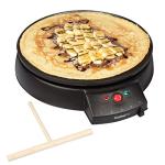 12" Non-Stick Electric Griddle & Crepe Maker
