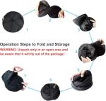 Herb Drying Rack Hanging 8 Layer, 2ft Collapsible Herb Dryer Mesh with Zipper, Garden Gloves, Hook, Plant Net Dry Rack for Drying Seeds, Buds, Grass, Hydroponic Plants for Outdoor Harvest 24"D x 63"H