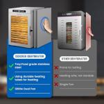 Cercker Commercial Food-Dehydrator Machine 14 Trays, 1200W Fruit Dehydrator,11.98ft² Meat Dryer for Jerky,190ºF Temperature Control,24H Large Food Dryer for Beef