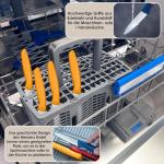 OPOLIA Paring Knife Fruit Knife Set (6 Pieces), Ultra Sharp Stainless Steel Vegetable and Fruit Knife with PP Plastic Ergonomic Handle for Cutting Fruits and Vegetables- Colorful