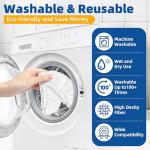 LOVECO 8 Pack Universal Microfiber Cloths for Handheld Steam Cleaner - Compatible with Bissell Steam Shot, PurSteam, Wagner Spraytech, etc - Reusable Washable Steam Cloth Accessories