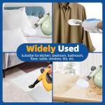 LOVECO 8 Pack Universal Microfiber Cloths for Handheld Steam Cleaner - Compatible with Bissell Steam Shot, PurSteam, Wagner Spraytech, etc - Reusable Washable Steam Cloth Accessories