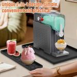 Silicone Mat for Ninja Slushie Machine&Ninja Creami- Removable 22.5"*15"*0.7" Countertop Protector Mat,Concave Convex Design, Leak-Proof and Slip-Resistant ice Gream Maker&Slushie Machine Accessories