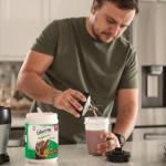 Glucerna Hunger Smart Powder, Diabetic Drink to Support Blood Sugar Management, 22g Protein, 130 Calories, Classic Chocolate, 22.3-oz Tub, 2 Count