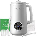 8 IN 1 Nut Milk Maker Machine, 34OZ Capacity Homemade Almond, Oat, Coconut, Plant Based Milks& Non Dairy Beverages, Automatic Pure Copper Motor Soy Milk Maker Blender with Delay Start/Boil Water