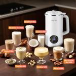 8 IN 1 Nut Milk Maker Machine, 34OZ Capacity Homemade Almond, Oat, Coconut, Plant Based Milks& Non Dairy Beverages, Automatic Pure Copper Motor Soy Milk Maker Blender with Delay Start/Boil Water