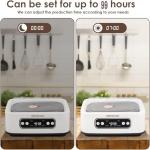 Yogurt Maker Machine with Adjust Temp(21°C-45°C/70°F-113°F)&Time(1-99h)304 Stainless Steel Inner Bowl(1.6 Quart) (Standard version)