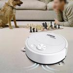 Robot Vacuum and Mop, Vacuum Robot mop Advanced Obstacle Avoidance, Robotic Vacuum Cleaner Aspiradora Robot Slim Robotic Vacuum CleanerDesign, Ideal for Pet Hair, Hard Floor - White