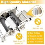 TECHTONGDA Commercial Tortilla Maker Electric Machine Tortilla Press Tacos Maker 5.9" Automatic Mexican Tortilla Maker Chapatti Tortilla Machine 0.06-0.2" Thickness Adjustable