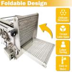 TECHTONGDA Commercial Tortilla Maker Electric Machine Tortilla Press Tacos Maker 5.9" Automatic Mexican Tortilla Maker Chapatti Tortilla Machine 0.06-0.2" Thickness Adjustable