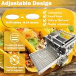 TECHTONGDA Commercial Tortilla Maker Electric Machine Tortilla Press Tacos Maker 5.9" Automatic Mexican Tortilla Maker Chapatti Tortilla Machine 0.06-0.2" Thickness Adjustable