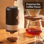 Artkoff Electric Coffee Bean Grinder, Burr Coffee Grinder Adjustable Coarseness Settings, Black