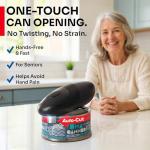 MÜELLERHOME SmoothEdge Auto Electric Can Opener – Battery‑Operated One‑Touch w Magnet Lid Lifter – Portable Hands‑Free Automatic Can Openers for Seniors & Arthritis, Smooth‑Edge Cut Technology, Black