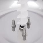 Subiudzzh 5 Tiers Commercial Chocolate Fountain, 230W Stainless Steel Hot Fondue Fountain Machine Fondue Chocolate with Cleaning Brush 7 Lbs Capacity for Celebrations, Big Parties