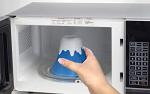 Volcano Microwave Oven Cleaner with Steamer