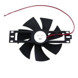 MTQY Black 18V Plastic Induction Cooker Cooling Fan Fan for Air Purifier Induction Cooker Electronic Component