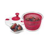 Cuisinart Large Salad Spinner- Wash, Spin & Dry Salad Greens, Fruits & Vegetables, 5qt, CTG-00-SASR Red