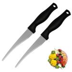 Jocqndia 2PCS Professional Stainless steel Paring Knives, Kitchen Knives for Peeling Vegetables and Fruits, Chef knife with Ergonomic Handle