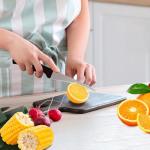 Jocqndia 2PCS Professional Stainless steel Paring Knives, Kitchen Knives for Peeling Vegetables and Fruits, Chef knife with Ergonomic Handle