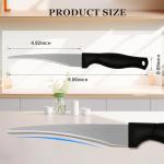 Jocqndia 2PCS Professional Stainless steel Paring Knives, Kitchen Knives for Peeling Vegetables and Fruits, Chef knife with Ergonomic Handle