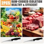 Jocqndia 2PCS Professional Stainless steel Paring Knives, Kitchen Knives for Peeling Vegetables and Fruits, Chef knife with Ergonomic Handle