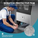 Manastin Commercial Ice Maker, 200lbs/24H Large Ice Machine with 33lbs Storage Capacity, Under Counter Ice Maker with Water Filter, for Home & Bar, Self-Cleaning, Timer, 96 Ice Cubes/15 Mins