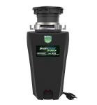 WASTEMAID 10-US-WMP-459 Pro Anti-Jam Garbage Disposer, 1/3 HP, Black
