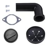 WASTEMAID 10-US-WMP-459 Pro Anti-Jam Garbage Disposer, 1/3 HP, Black