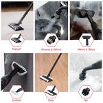 COSTWAY 2000W Multipurpose Steam Cleaner with 19 Accessories, Household Steamer with 1.5L Tank for Cleaning, Heavy Duty Rolling Cleaning Machine for Carpet, Floors, Windows and Cars, Red