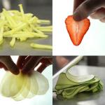 Bron Coucke Stainless Steel Bron Mandolin Slicer Without Pusher 215030 Gray, Without Hand Guard