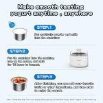 Yogurt Maker,Automatic Digital Yogurt Machine,3 In 1 Greek Yoghurt Maker Machine With Timer,Can Make Yogurt/Natto and Cheese.