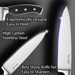 McCook® German Stainless Steel Knife Set with Sharpener