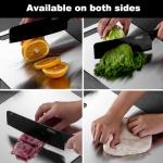 BLOCE Titanium Cutting Board for Kitchen, Stainless Non Stick Chopping Board, Upgrade Double Sided Food-Grade Titanium Board for Kitchen for Meat Cheese Vegetable (A)
