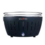 GrillTime Tailgater GTX Portable Charcoal Grill 16 Inch - Smokeless Tabletop Grill for Camping, Tailgate Parties, Beach BBQ, Travel Grey