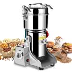 INSELY 750g Grain Mill, flour mill grinder for home, Electric Stainless Steel Grain Grinder for Wheat, Spices, coffee,Corn and Other Dry Food Grinders for Kitchen