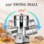 INSELY 750g Grain Mill, flour mill grinder for home, Electric Stainless Steel Grain Grinder for Wheat, Spices, coffee,Corn and Other Dry Food Grinders for Kitchen