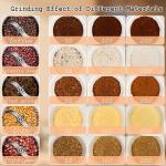 INSELY 750g Grain Mill, flour mill grinder for home, Electric Stainless Steel Grain Grinder for Wheat, Spices, coffee,Corn and Other Dry Food Grinders for Kitchen