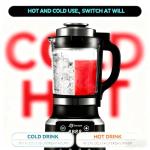 59oz Glass Blenders for Kitchen with Tamper, 1500W High Speed Food Processor, Adjustable P1–P9 Smoothie Maker, Professional Countertop Blender, 14 Presets & Auto Clean for Soups & Sauces