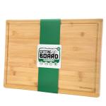Extra-Large Bamboo Cutting Board with Juice Groove
