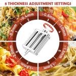 3-in-1 Pasta Attachment for KitchenAid Stand Mixer - Stainless Steel Pasta Maker with Roller, Spaghetti & Fettuccine Cutters | Professional Pasta Accessories for Homemade Noodles & Italian Cuisine