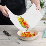 Cut N' Funnel Dishwasher Safe Cutting Board Mats 4 Pack