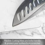 Cut N' Funnel Dishwasher Safe Cutting Board Mats 4 Pack