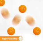 YXPOLYER Flexible PLA Soft Food-Grade Flex PLA Pro 3D Printer Filament for Printing Halloween Costumes Mask for Adult and Kids, Bouncy Airless Basketball, High-Elastic Pet Toys 1.75mm 1KG Orange