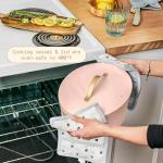 Beautiful 10-in-1 6Qt Electric Multi-Cooker by Drew Barrymore – Slow and Rice Cooker, Steamer, Dutch Oven, Sauté & More – Touch Display, Oven Safe, Dishwasher Safe (Rose)