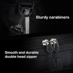 JOINGO Lunch Box For Men/Women,Large Double-layer Insulated Expandable Reusable Leakproof Cooler Bags For Adults,Lunch Bag With Adjustable Shoulder Strap For Office Travel Picnic（Black）